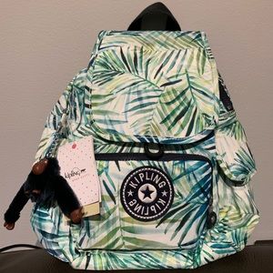 Kipling XS Backpack in Blue/Green